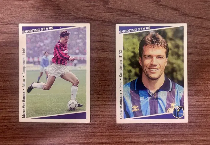 Cards Merlin Shooting Stars Calcio 1991-1992