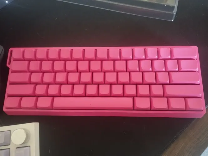 Teclado Magnético Gamer AULA WIN 60HE PRO ROSA 60 porcento