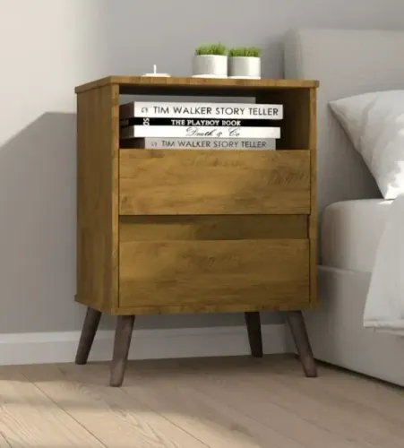 Mesa de Cabeceira Paris Canela (PARCELE EM ATÉ 10X SEM JUROS)