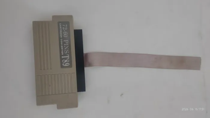 Adaptador nes 60-72 pinos nintendo. Encaixa fita pequena