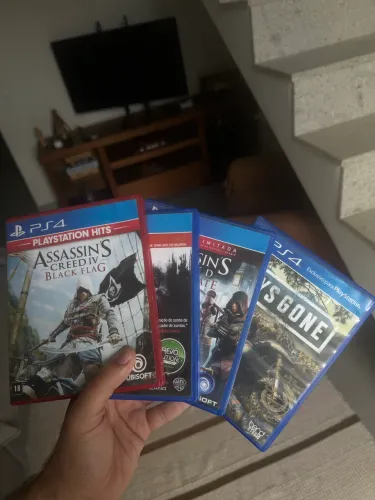 Lote 4 jogos Ps4 Mídia Física 