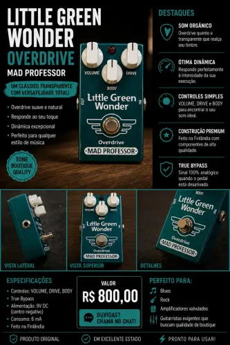Pedal Mad Professor Little Green Wonder
