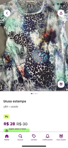 Blusa estampada