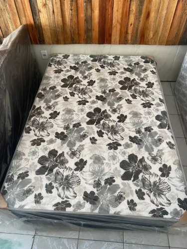 Promoção CAMA BOX CASAL com 5 cm de espuma D28