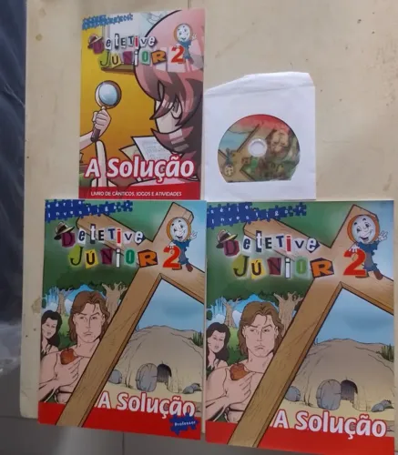 Kit professor Culto infantil Missões e você / Kit professor Detetive Júnior A Solução