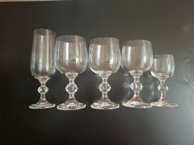 Jogo taças cristal