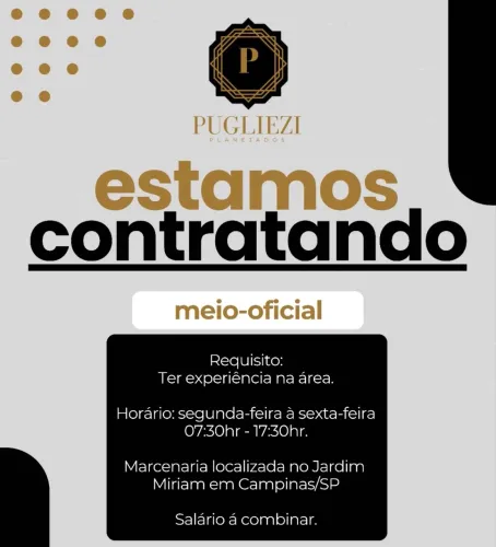VAGA MEIO OFICIAL