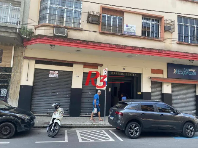 Loja para locação por R$ 3.000/mês - Centro - Santos/SP