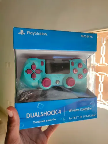 Controle de ps4 Bluetooth cor exclusiva 