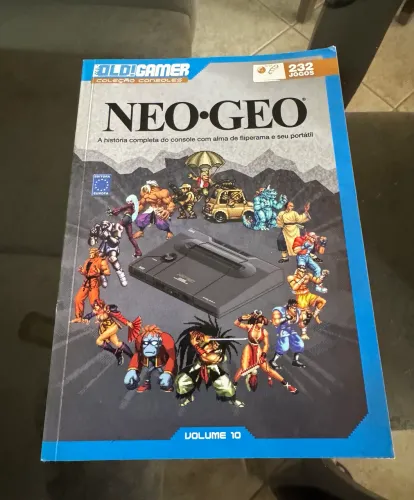 Livro Old!Gamer Neo Geo Coleção Consoles Volume 10