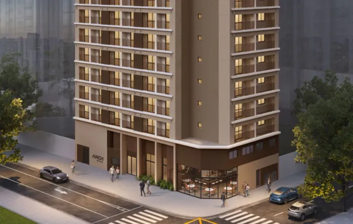 Studio na planta 21 m² 