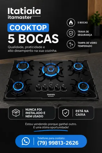 Cooktop Itatiaia itamaster novo