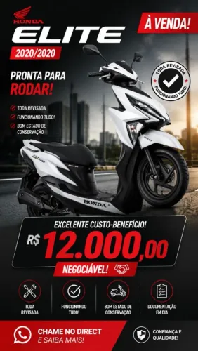 MOTO HONDA ELITE