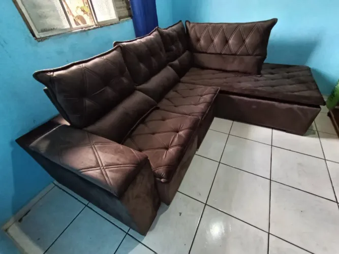 Sofá retrátil e reclinável novo na promoção