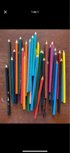 Lápis de cor aquarelável. 40