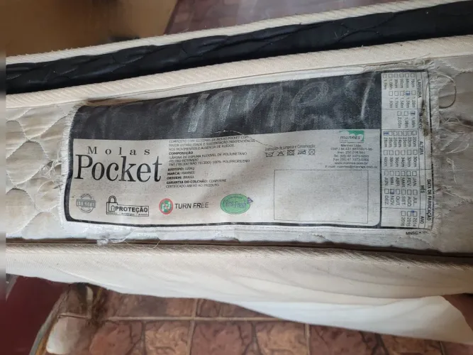 Colchão de casal tamanho padrão