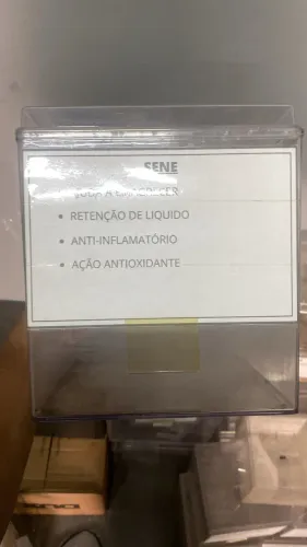 Pote acrílico para produtos naturais