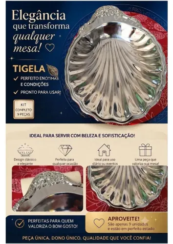 Tigela concha do mar