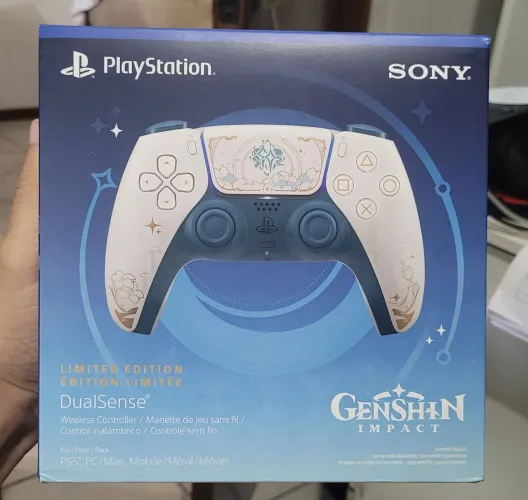 Controle ps5 edição especial genshin impact