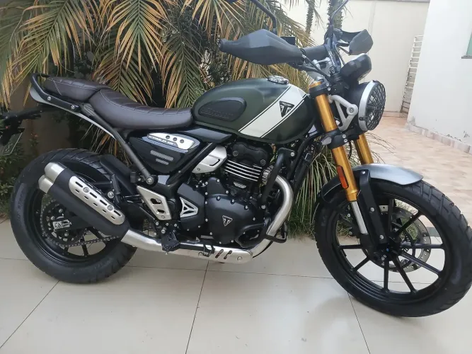 Triumph Scrambler 400x 2024/25 - Baixa Quilometragem