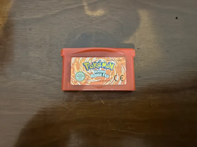 Pokémon Fire Red Europeu Francês Original 