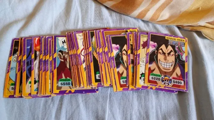 Lote de Cards One Piece - Diversos Personagens (Jinbe, Yamato, Crocodile e mais)