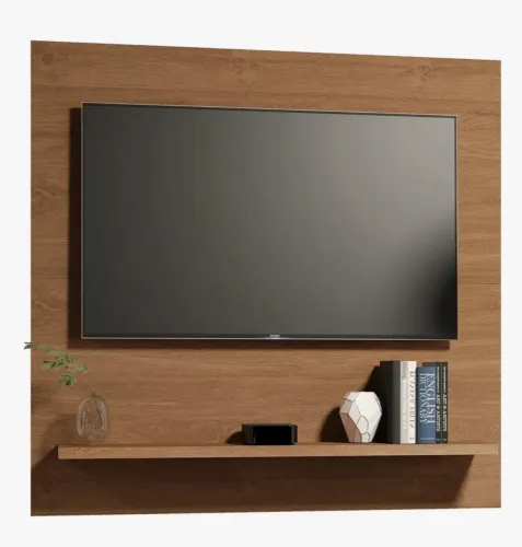 Painel pra televisão com prateleira