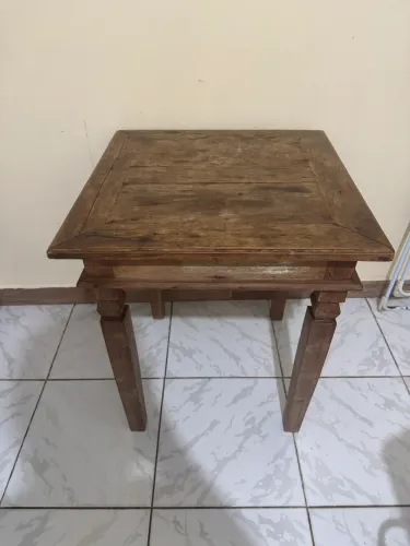 Mesa Rústica Madeira Maciça / Demolição - 72x79cm