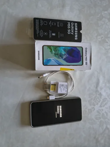 Vendo celular Samsung M 55 5g memória 256 impecável