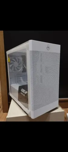 Gabinete Gamer Mancer Goblin, Lateral de Vidro, Com 1 Fan, Branco, MCR-GBN-WH01