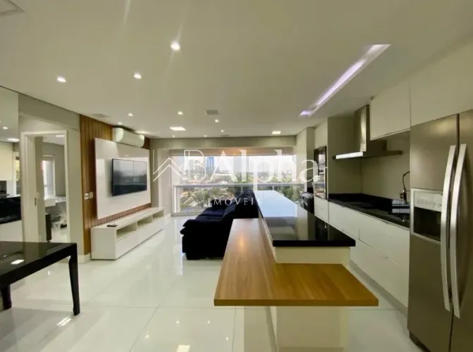 Apartamento mobiliado para locação NOVARE ALPHAVILLE