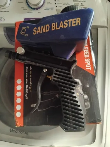Pistola Jato de areia Nova.
