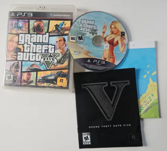 Gta V Ps3 original fisico seminovo Playstation 3