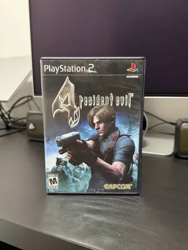 Jogo Resident Evil 4 Ps2 Original Black Label Americano Playstation 2