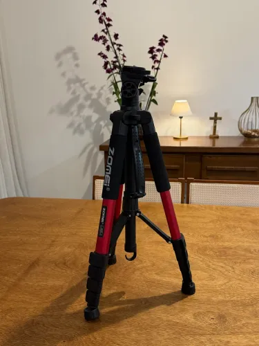     Tripé ZOMEI 188cm Profissional - Estado de Novo, Usado Apenas 1 Vez
