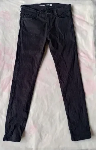 Calça preta masculina skinny