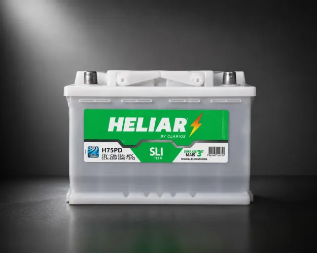 Bateria heliar 75AH H75PD 24 meses de garantia entrega e instalação grátis ?