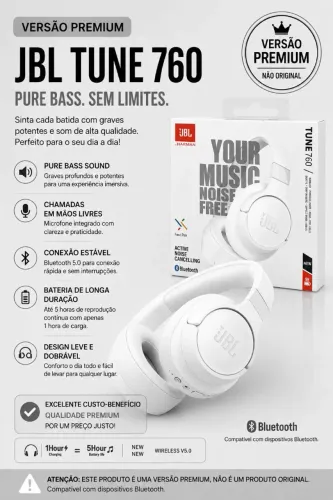Fone JBL TUNE 760 ( Quality Premium )