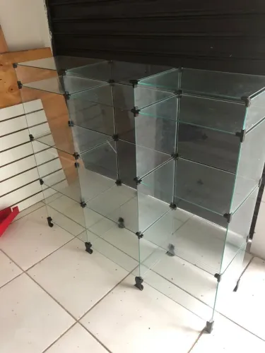 Balcão de vidro