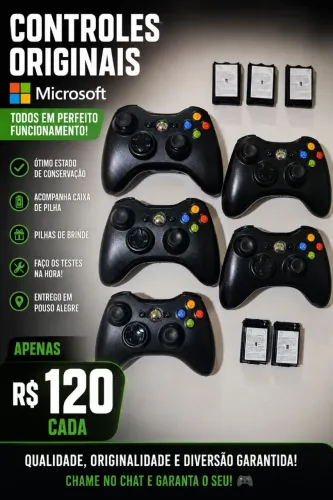 Controle xbox 360 Original sem fio