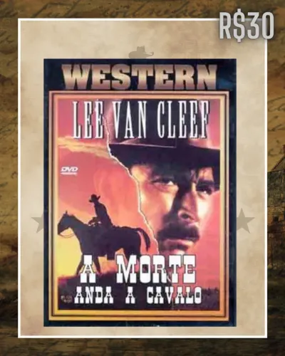 DVD  - "A Morte Anda a Cavalo"  Lee Van Cleef. 