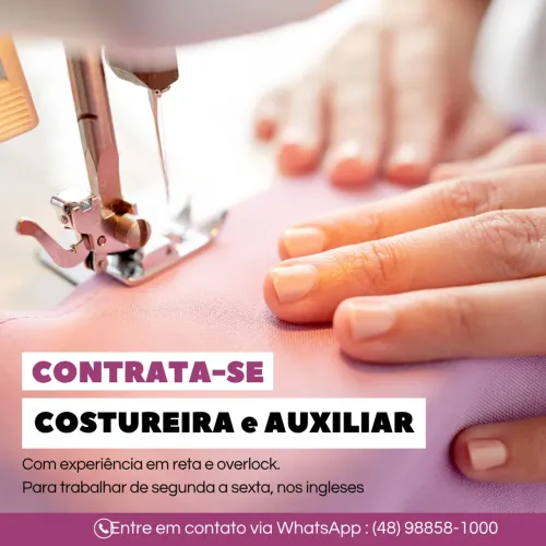 Vaga de costureira
