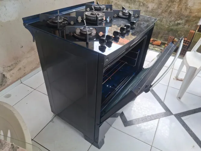 Fogão Mesa de Vidro