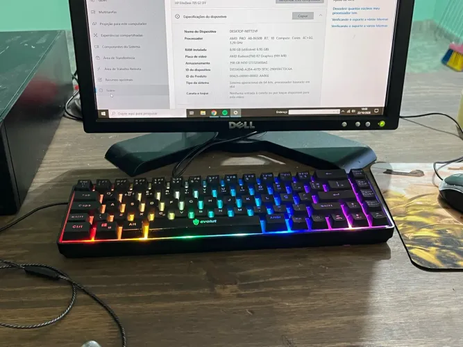 Vende-se pc de mesa completo pra estudos e uso normal