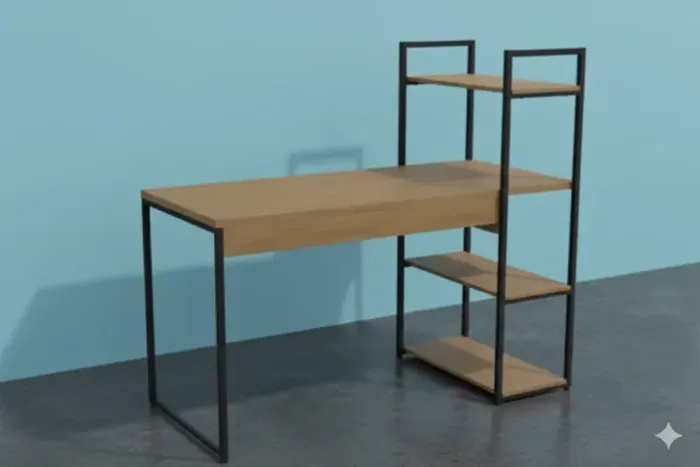 Escrivaninha industrial para quarto  