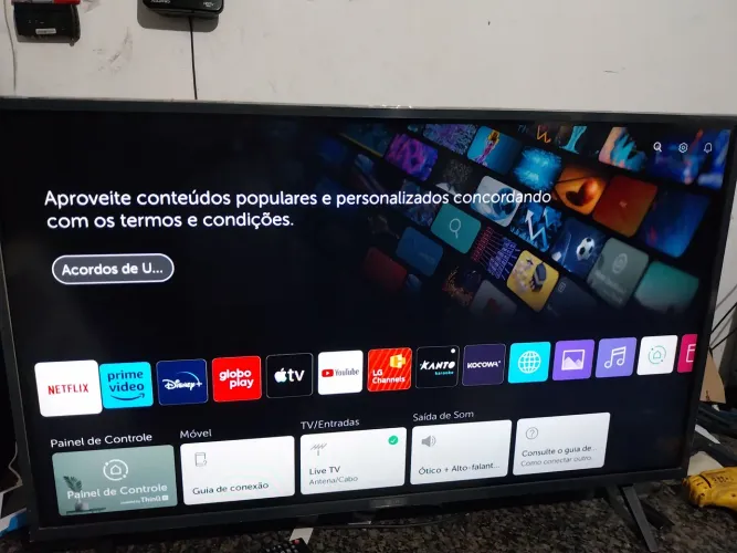 Tv 43 smart lg Wi-Fi YouTube Netflix outros 