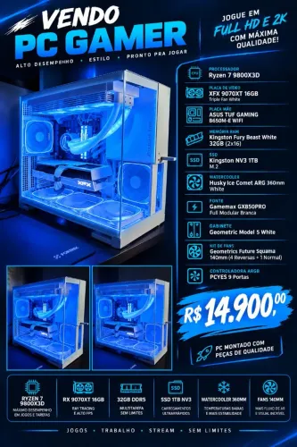 VENDO PC GAMER HIGH-END