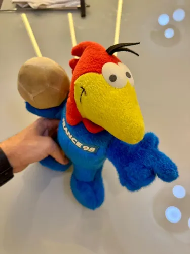 Pelúcia do Footix, mascote da Copa do Mundo de 1998