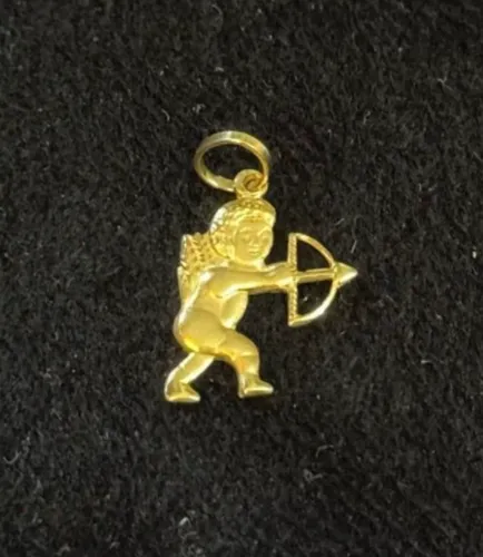 Pingente Cupido em Ouro Maciço 18k 