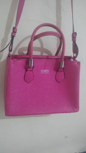 Bolsa feminina cor rosa , valor 100 reais 